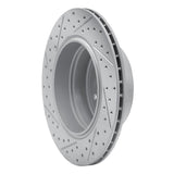 Dynamic Friction 2006-2010 BMW 530Xi Rear Right Drilled & Slotted Geoperformance Rotor by Dynamic Friction Company 830-31075R