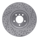 Dynamic Friction 2007-2015 BMW 335D Front Left Drilled & Slotted Geoperformance Rotor by Dynamic Friction Company 830-31082L