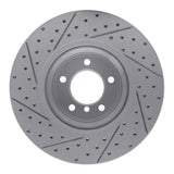 Dynamic Friction 2007-2015 BMW 335I Front Right Drilled & Slotted Geoperformance Rotor by Dynamic Friction Company 830-31082R