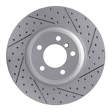 Dynamic Friction 2007-2015 BMW 335I Front Right Drilled & Slotted Geoperformance Rotor by Dynamic Friction Company 830-31082R