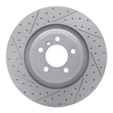 Dynamic Friction 2007-2008 BMW Alpina B7 Rear Left Drilled & Slotted Geoperformance Rotor by Dynamic Friction Company 830-31084L