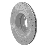 Dynamic Friction 2007-2008 BMW Alpina B7 Rear Left Drilled & Slotted Geoperformance Rotor by Dynamic Friction Company 830-31084L