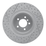 Dynamic Friction 2007-2008 BMW Alpina B7 Rear Right Drilled & Slotted Geoperformance Rotor by Dynamic Friction Company 830-31084R