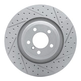 Dynamic Friction 2007-2008 BMW Alpina B7 Rear Right Drilled & Slotted Geoperformance Rotor by Dynamic Friction Company 830-31084R
