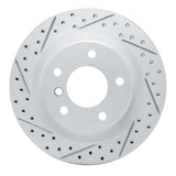 Dynamic Friction 2008-2013 BMW 128i Rear Left Drilled & Slotted Geoperformance Rotor by Dynamic Friction Company 830-31088L