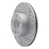 Dynamic Friction 2007-2021 BMW 228i Front Right Drilled & Slotted Geoperformance Rotor by Dynamic Friction Company 830-31089R