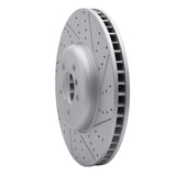 Dynamic Friction 2009-2017 BMW 750i Right Front Drilled & Slotted Geoperformance Rotor by Dynamic Friction Company 830-31093D