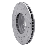 Dynamic Friction 2009-2017 BMW 750i Right Front Drilled & Slotted Geoperformance Rotor by Dynamic Friction Company 830-31093D