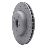 Dynamic Friction 2011-2019 BMW ActiveHybrid 5 Front Right Drilled & Slotted Geoperformance Rotor by Dynamic Friction Company 830-31097R