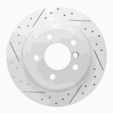 Dynamic Friction 2009-2016 BMW Z4 Rear Left Drilled & Slotted Geoperformance Rotor by Dynamic Friction Company 830-31098L
