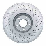 Dynamic Friction 2010-2018 BMW 650i Coupe Right Front Drilled & Slotted Geoperformance Rotor by Dynamic Friction Company 830-31100D