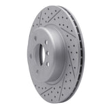 Dynamic Friction 2011-2016 BMW 528i Front Left Drilled & Slotted Geoperformance Rotor by Dynamic Friction Company 830-31103L