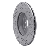 Dynamic Friction 2011-2016 BMW 528i Front Left Drilled & Slotted Geoperformance Rotor by Dynamic Friction Company 830-31103L