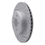 Dynamic Friction 2010-2019 BMW 640i xDrive Gran Coupe Rear Right Drilled & Slotted Geoperformance Rotor by Dynamic Friction Company 830-31106R
