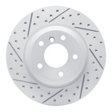 Dynamic Friction 2011-2016 BMW Z4 Rear Left Drilled & Slotted Geoperformance Rotor by Dynamic Friction Company 830-31107L