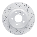 Dynamic Friction 2011-2016 BMW Z4 Rear Right Drilled & Slotted Geoperformance Rotor by Dynamic Friction Company 830-31107R