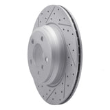 Dynamic Friction 2012-2020 BMW Activehybrid 3 Rear Left Drilled & Slotted Geoperformance Rotor by Dynamic Friction Company 830-31109L