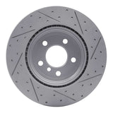 Dynamic Friction 2012-2020 BMW Activehybrid 3 Rear Left Drilled & Slotted Geoperformance Rotor by Dynamic Friction Company 830-31109L