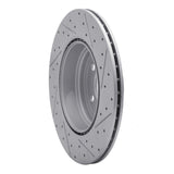 Dynamic Friction 2012-2020 BMW Activehybrid 3 Rear Left Drilled & Slotted Geoperformance Rotor by Dynamic Friction Company 830-31109L