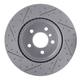 Dynamic Friction 2012-2020 BMW 428I Gran Coupe Rear Right Drilled & Slotted Geoperformance Rotor by Dynamic Friction Company 830-31109R