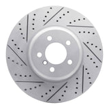 Dynamic Friction 2013-2020 BMW ActiveHybrid 3 Front Left Drilled & Slotted Geoperformance Rotor by Dynamic Friction Company 830-31112L