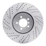 Dynamic Friction 2013-2020 BMW 440i xDrive Gran Coupe Front Right Drilled & Slotted Geoperformance Rotor by Dynamic Friction Company 830-31112R