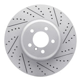 Dynamic Friction 2013-2020 BMW 440i xDrive Gran Coupe Front Right Drilled & Slotted Geoperformance Rotor by Dynamic Friction Company 830-31112R