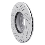Dynamic Friction 2013-2020 BMW 440i xDrive Gran Coupe Front Right Drilled & Slotted Geoperformance Rotor by Dynamic Friction Company 830-31112R