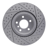 Dynamic Friction 2012-2020 BMW 118i (Mexico) Rear Left Drilled & Slotted Geoperformance Rotor by Dynamic Friction Company 830-31113L