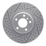 Dynamic Friction 2012-2020 BMW 118i (Mexico) Rear Left Drilled & Slotted Geoperformance Rotor by Dynamic Friction Company 830-31113L
