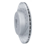 Dynamic Friction 2013-2021 BMW 440i xDrive Coupe Rear Left Drilled & Slotted Geoperformance Rotor by Dynamic Friction Company 830-31114L