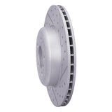 Dynamic Friction 2013-2021 BMW 435i Rear Right Drilled & Slotted Geoperformance Rotor by Dynamic Friction Company 830-31114R