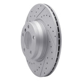 Dynamic Friction 2012-2018 BMW 428I Front Left Drilled & Slotted Geoperformance Rotor by Dynamic Friction Company 830-31121L