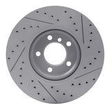 Dynamic Friction 2012-2018 BMW 428I Front Left Drilled & Slotted Geoperformance Rotor by Dynamic Friction Company 830-31121L