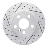 Dynamic Friction 2014-2021 BMW i3 Front Left Drilled & Slotted Geoperformance Rotor by Dynamic Friction Company 830-31123L