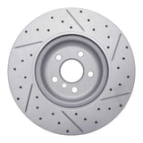 Dynamic Friction 2016-2026 BMW 530i Xdrive Rear Left Drilled & Slotted Geoperformance Rotor by Dynamic Friction Company 830-31130L