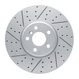 Dynamic Friction 2016-2026 BMW X6 Right Front Drilled & Slotted Geoperformance Rotor by Dynamic Friction Company 830-31133D