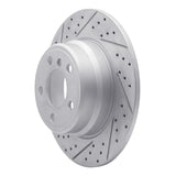 R1 Concepts 2000-2006 BMW X5 Rear Left Drilled & Slotted Geoperformance Rotor by R1 Concepts 830-31136L