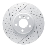 Dynamic Friction 2002-2006 BMW X5 Front Left Drilled & Slotted Geoperformance Rotor by Dynamic Friction Company 830-31137L