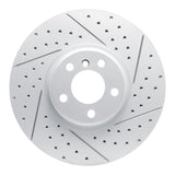 Dynamic Friction 2002-2006 BMW X5 Front Right Drilled & Slotted Geoperformance Rotor by Dynamic Friction Company 830-31137R