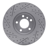 Dynamic Friction 2004-2010 BMW X3 Front Left Drilled & Slotted Geoperformance Rotor by Dynamic Friction Company 830-31139L