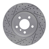 Dynamic Friction 2004-2010 BMW X3 Front Left Drilled & Slotted Geoperformance Rotor by Dynamic Friction Company 830-31139L