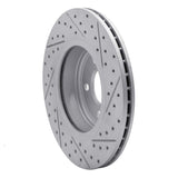 Dynamic Friction 2004-2010 BMW X3 Front Left Drilled & Slotted Geoperformance Rotor by Dynamic Friction Company 830-31139L