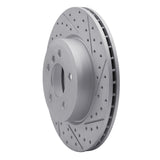 Dynamic Friction 2004-2010 BMW X3 Front Right Drilled & Slotted Geoperformance Rotor by Dynamic Friction Company 830-31139R