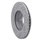 Dynamic Friction 2004-2010 BMW X3 Front Right Drilled & Slotted Geoperformance Rotor by Dynamic Friction Company 830-31139R