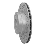 Dynamic Friction 2007-2019 BMW X5 Rear Left Drilled & Slotted Geoperformance Rotor by Dynamic Friction Company 830-31141L