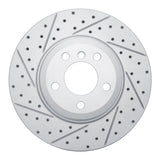 Dynamic Friction 2007-2019 BMW X5 Rear Left Drilled & Slotted Geoperformance Rotor by Dynamic Friction Company 830-31141L