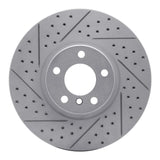Dynamic Friction 2007-2018 BMW X5 Front Left Drilled & Slotted Geoperformance Rotor by Dynamic Friction Company 830-31142L