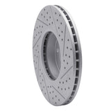Dynamic Friction 2007-2018 BMW X5 Front Left Drilled & Slotted Geoperformance Rotor by Dynamic Friction Company 830-31142L
