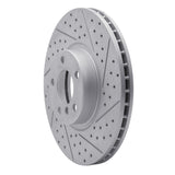 Dynamic Friction 2007-2018 BMW X6 Front Right Drilled & Slotted Geoperformance Rotor by Dynamic Friction Company 830-31142R